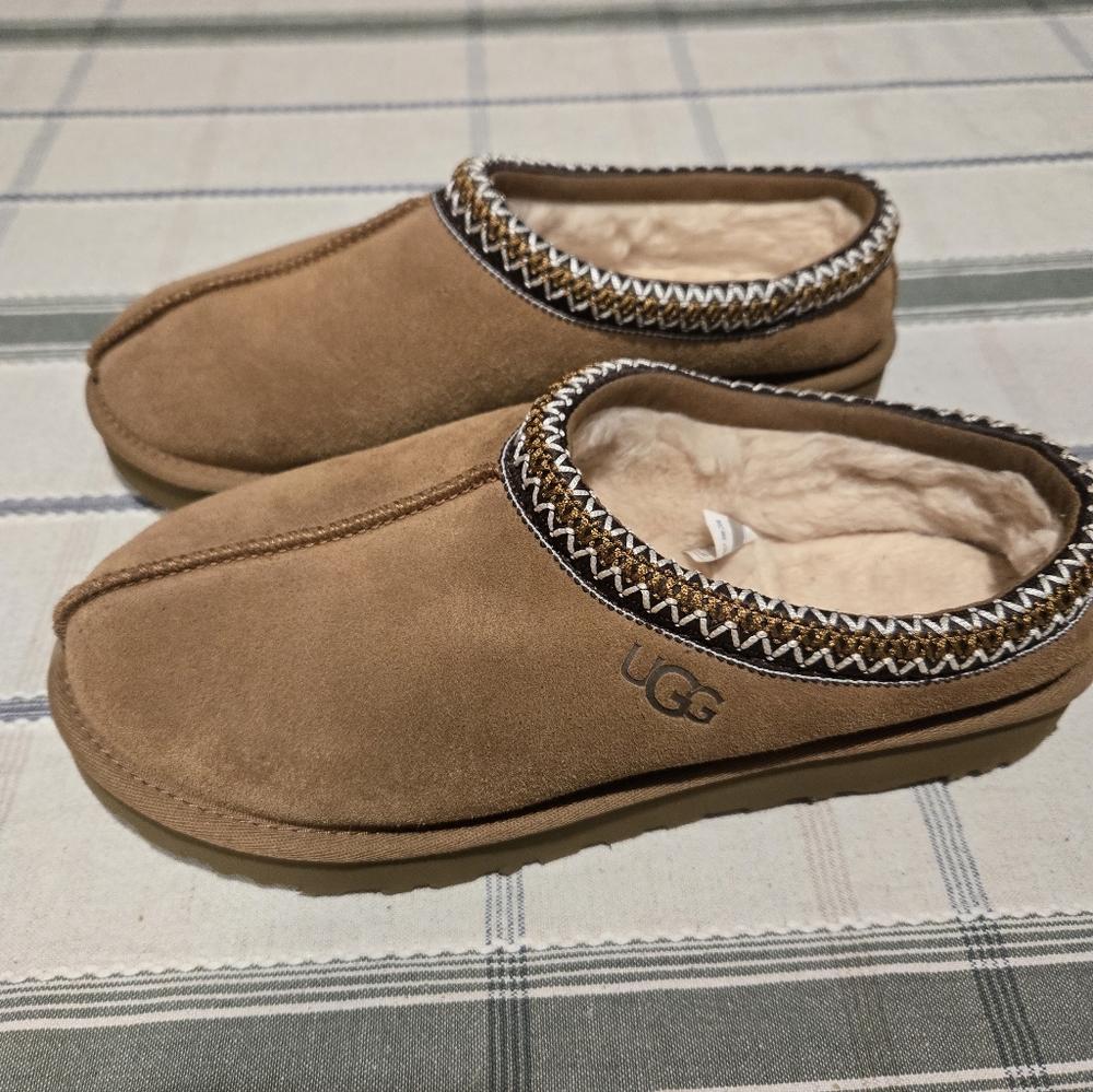 UGG Brown Suede Slip-On Shoes